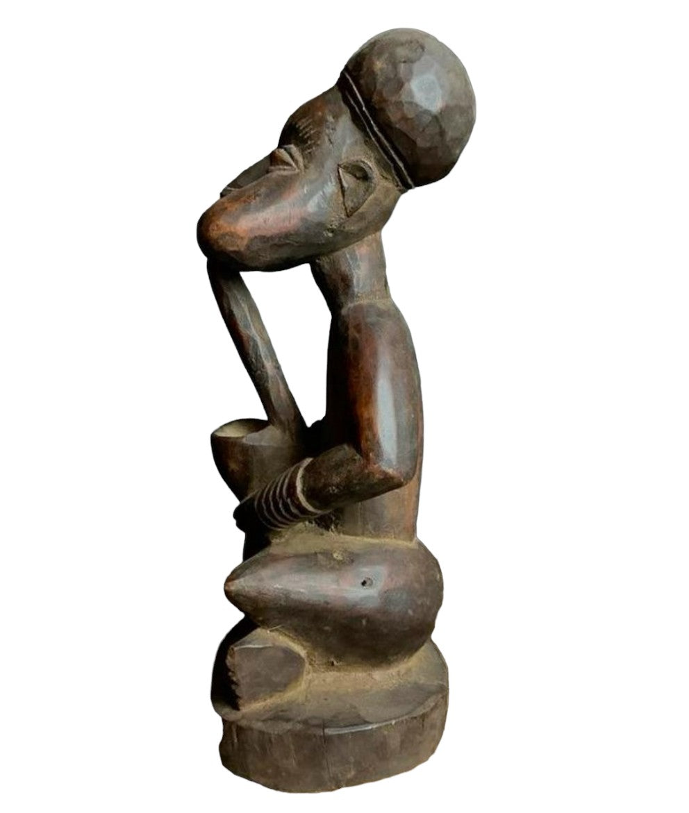 Sculpture sur bois Bamoun du Cameroun