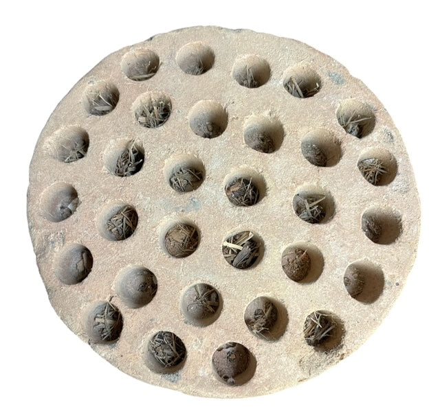 Glass bead mold from Ghana (for large beads)