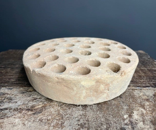Glass bead mold from Ghana (for large beads)