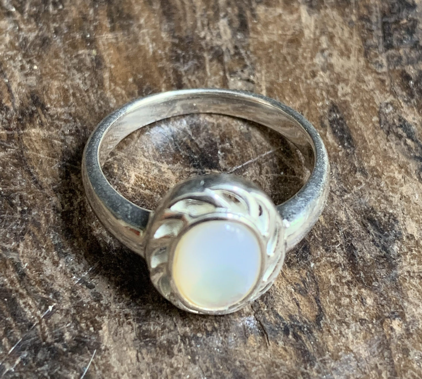 Zilveren ring 925 - parelmoer - Rootz Gallery