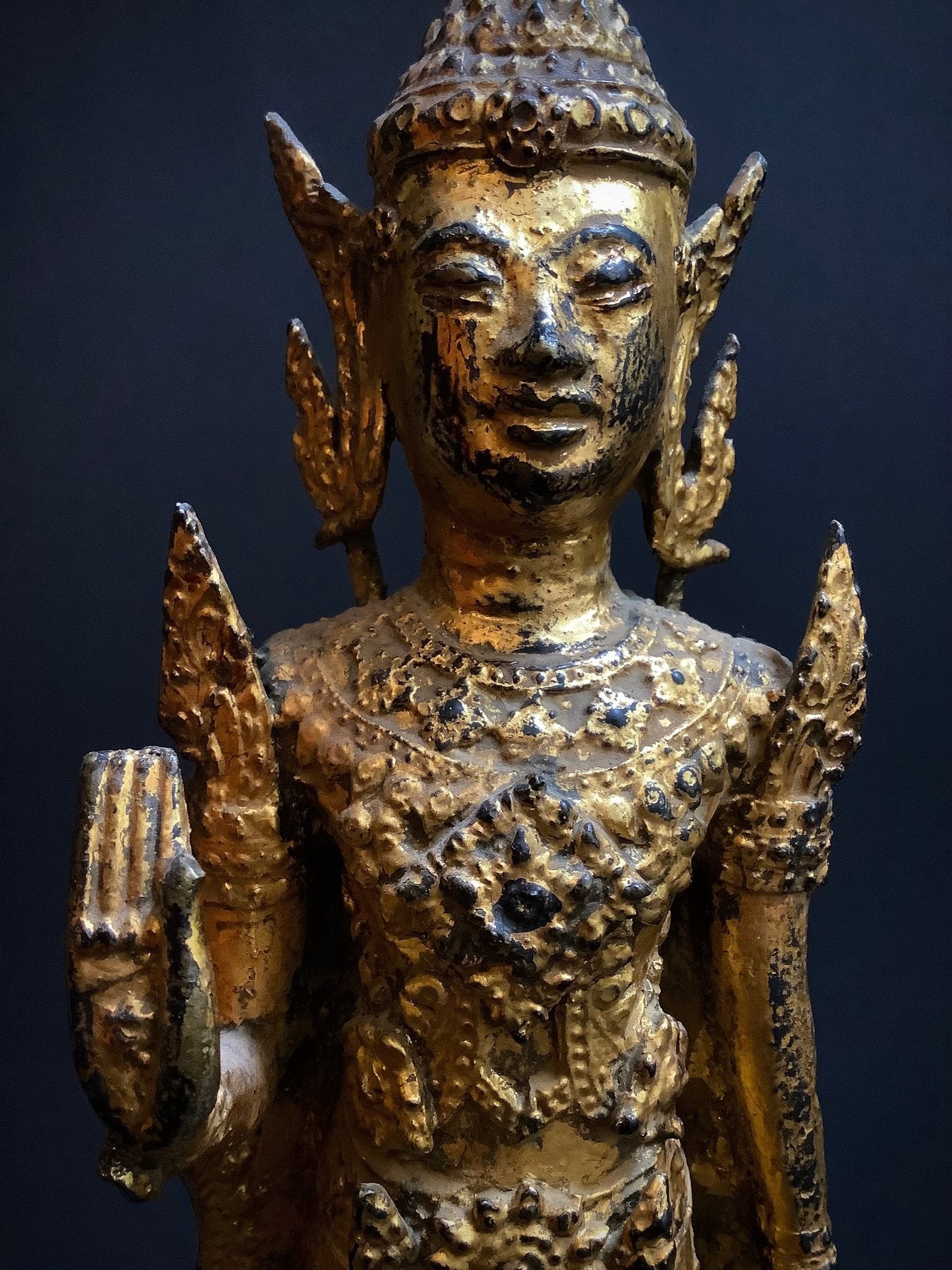 Oude Rattanakosin uit Thailand van verguld brons