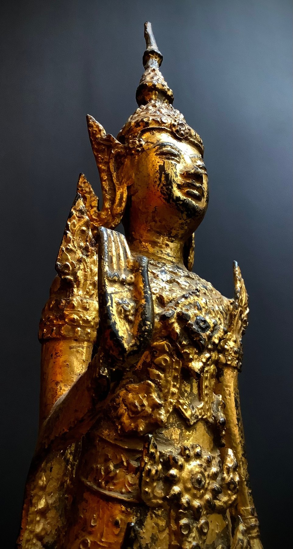 Oude Rattanakosin uit Thailand van verguld brons