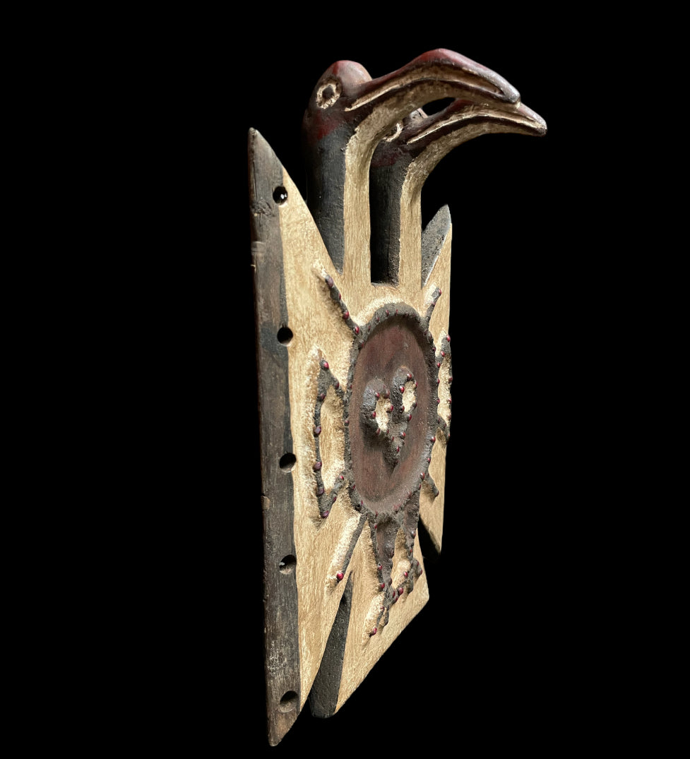 Toussian neushoornvogel plankmasker (Loniake) uit Burkina Faso