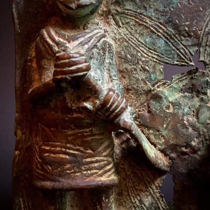 Plaque de bronze du Bénin du Nigeria