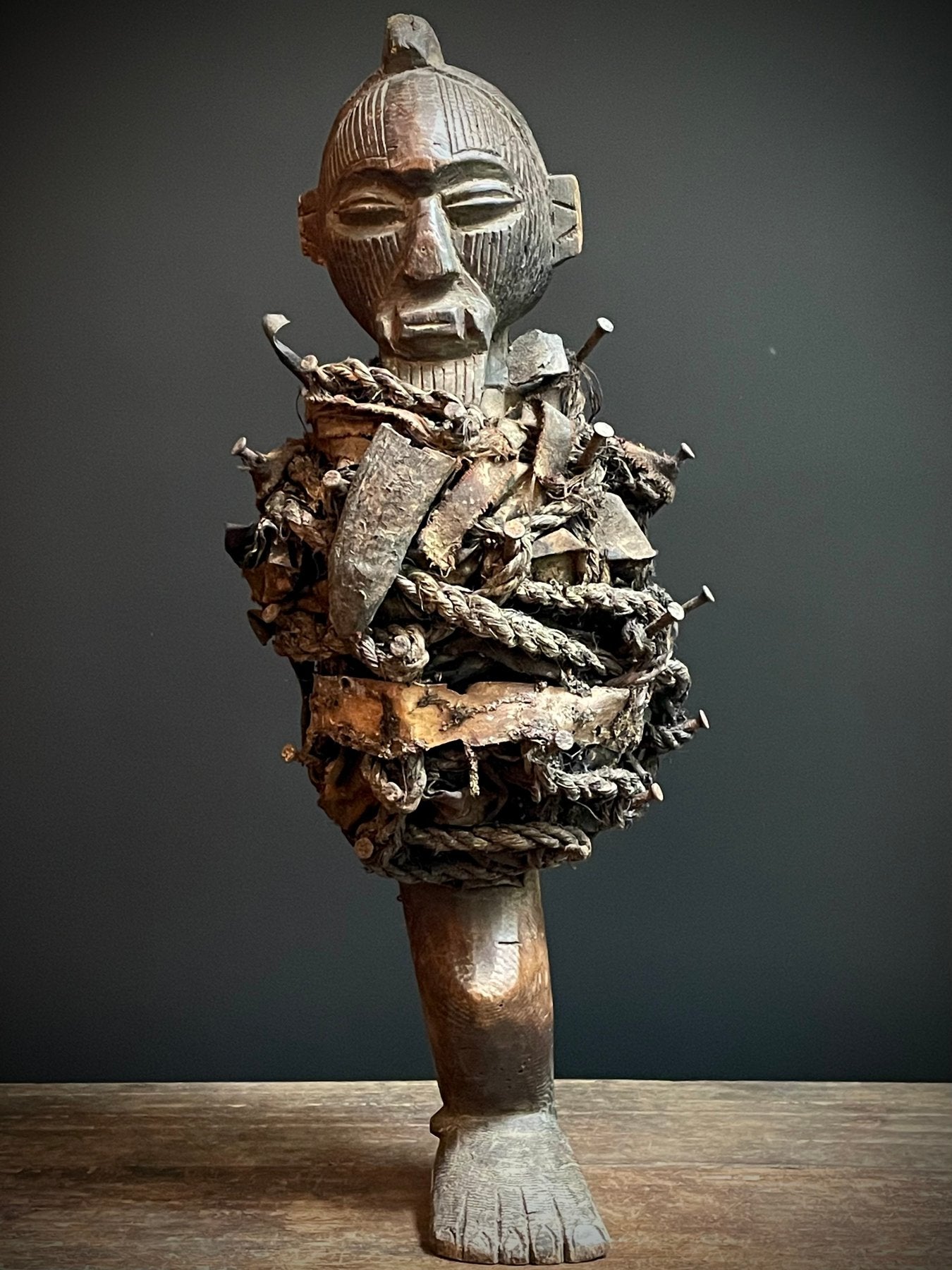 Statue de puissance Biteki des Teke de la République Démocratique du Congo