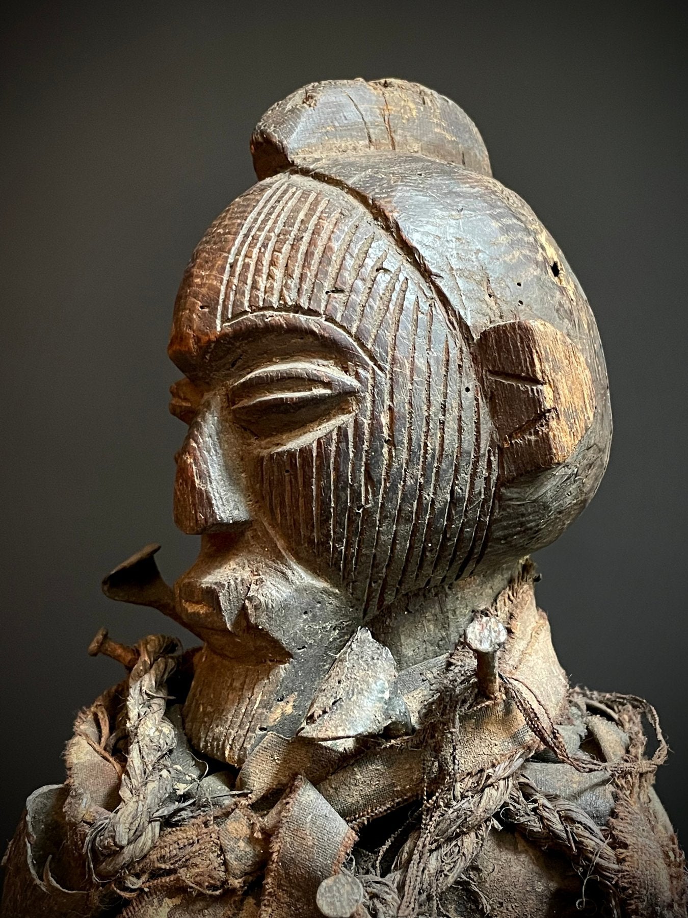 Statue de puissance Biteki des Teke de la République Démocratique du Congo