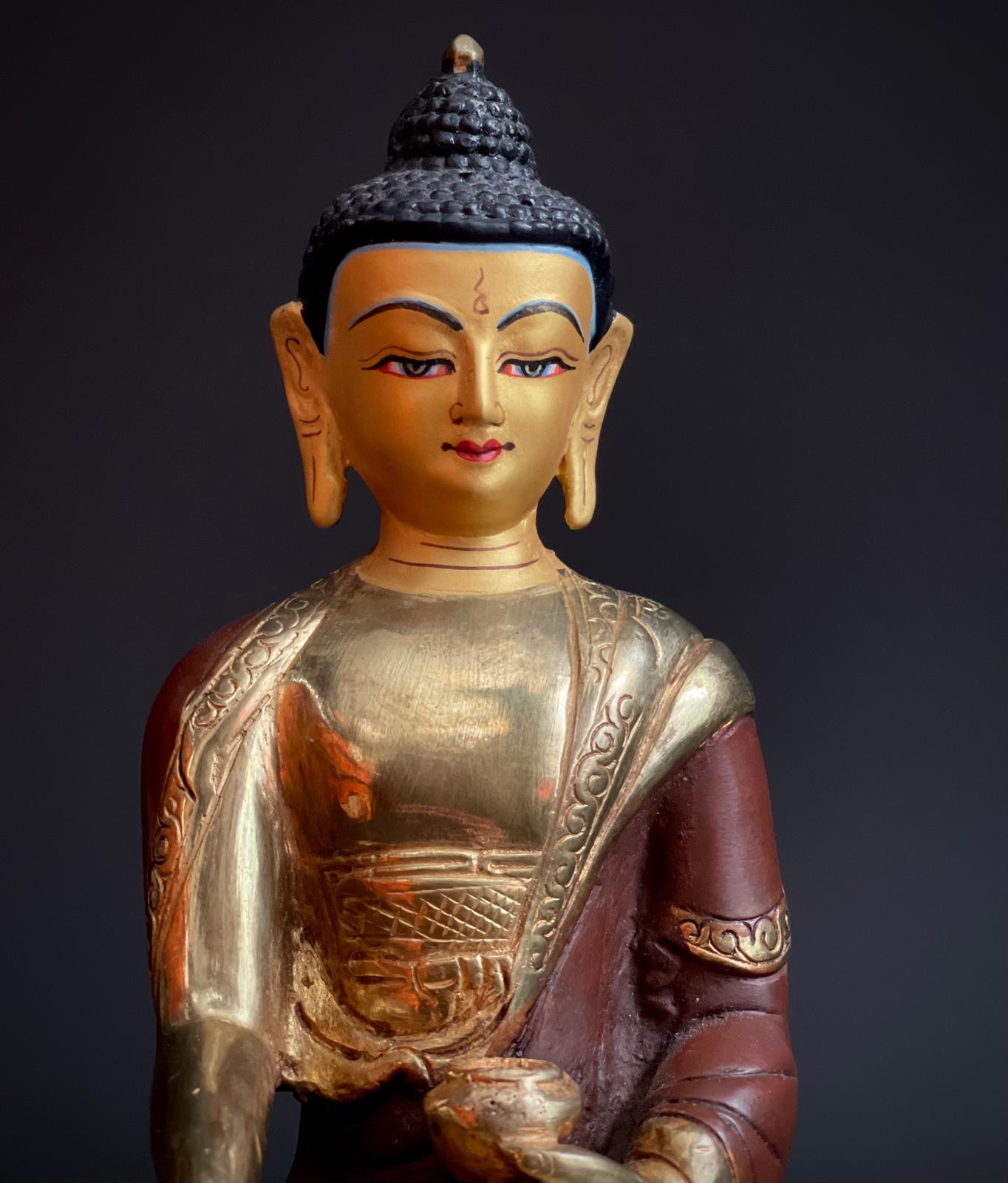Bouddha Shakyamuni Goldface du Népal