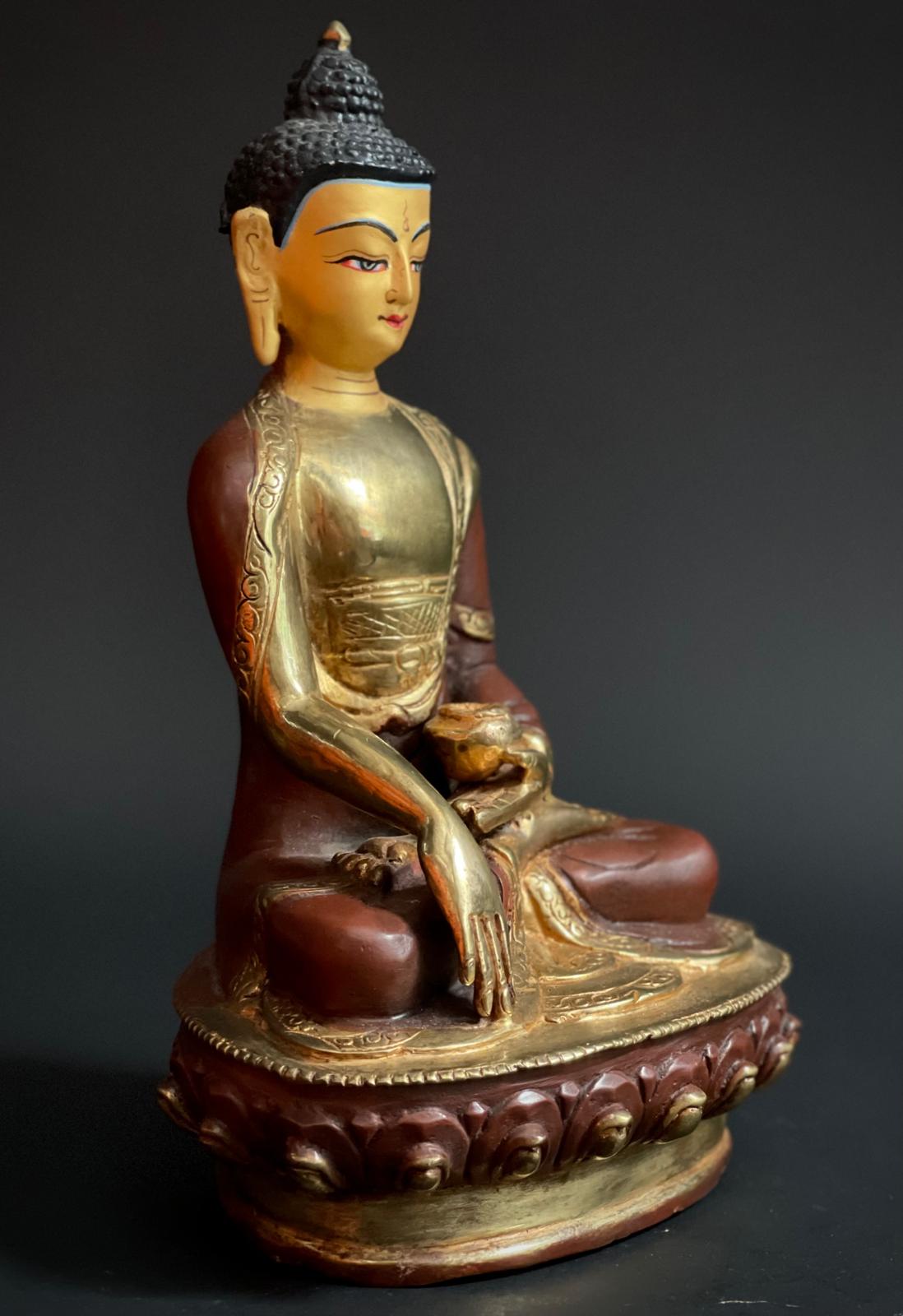 Bouddha Shakyamuni Goldface du Népal