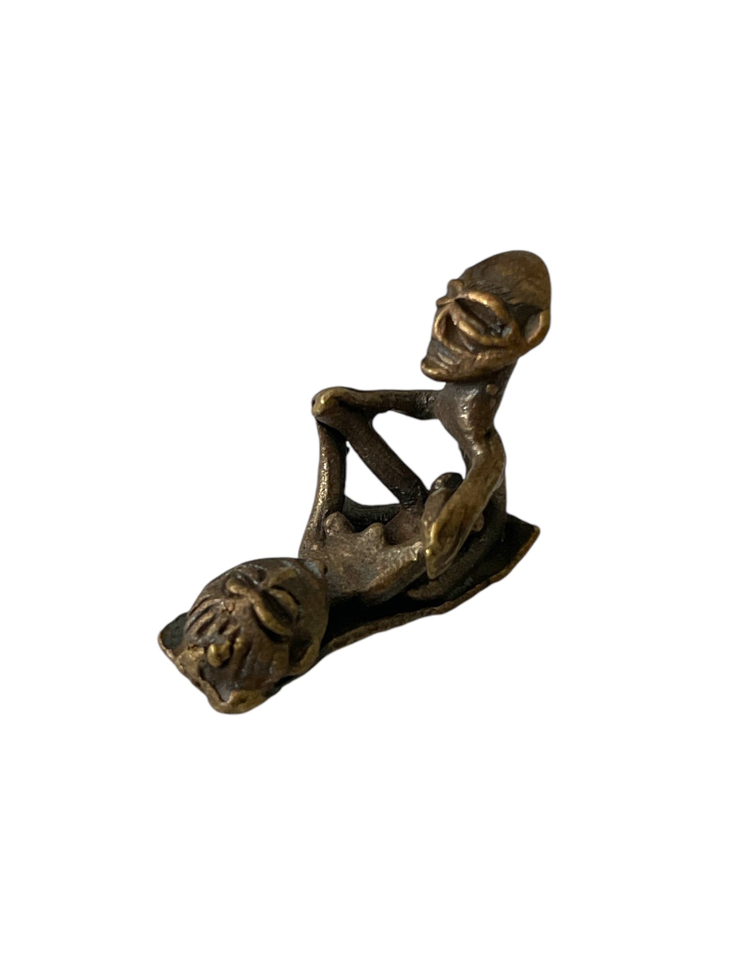 Oud Ashanti goudgewicht uit Ghana - erotiek #11