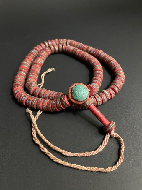 Kapala mala uit Nepal - rood