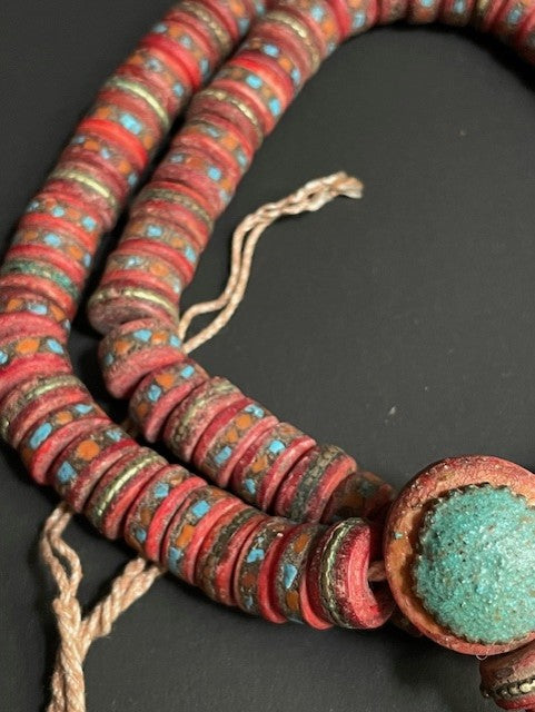 Kapala mala uit Nepal - rood