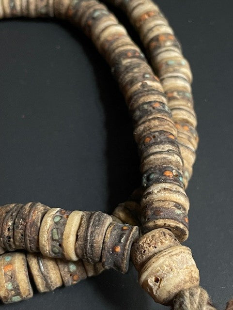 Kapala mala uit Tibet - wit