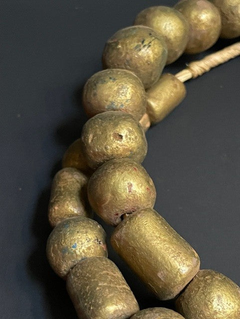 Handelskralenketting goudkleurig