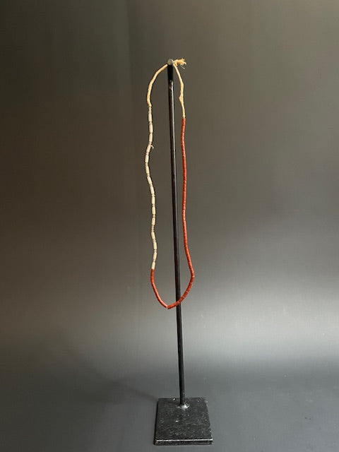 Vintage handelskralen ketting uit Ghana mix