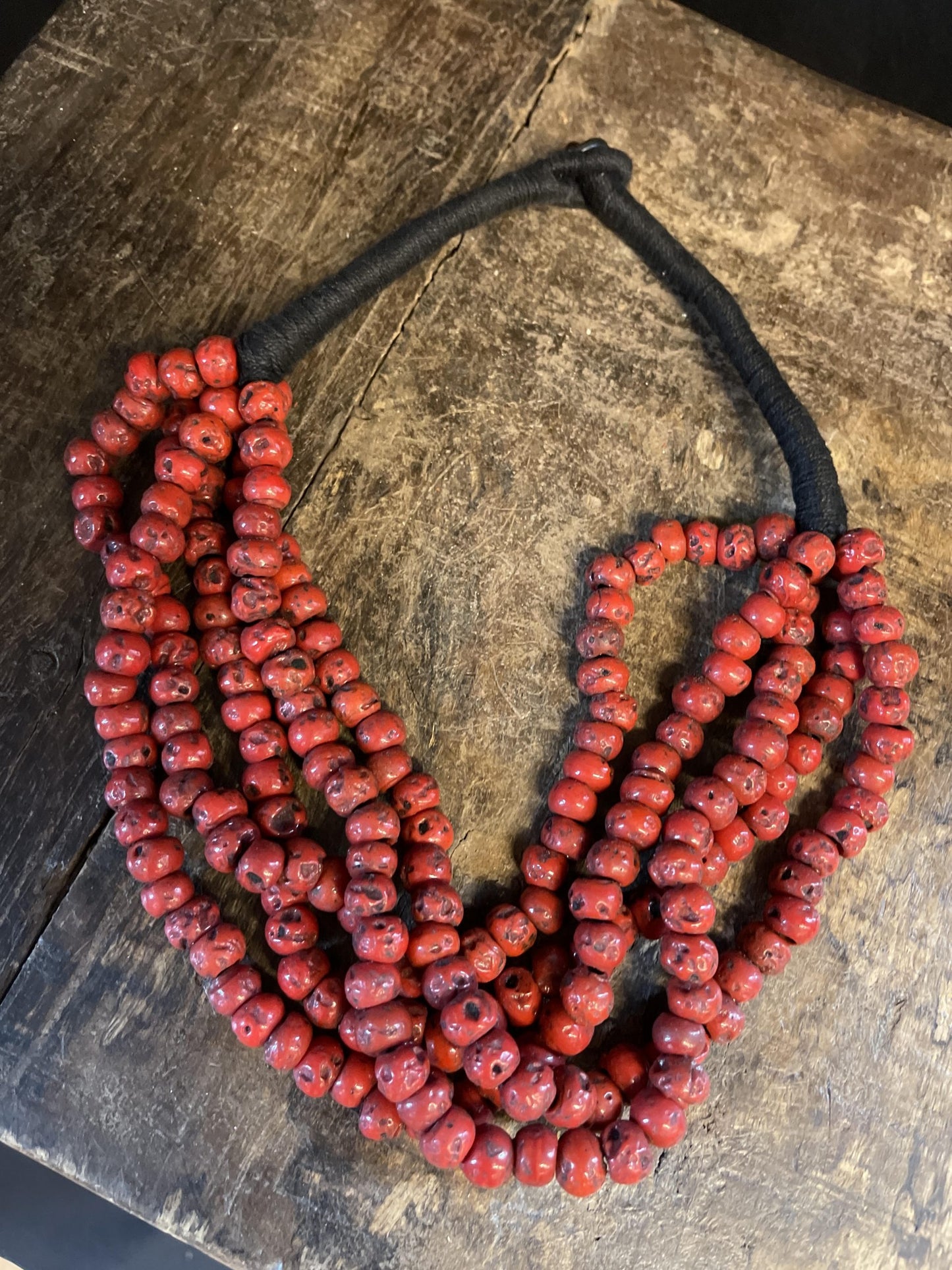 Tibetaanse rode jakbot ketting - Rootz Gallery