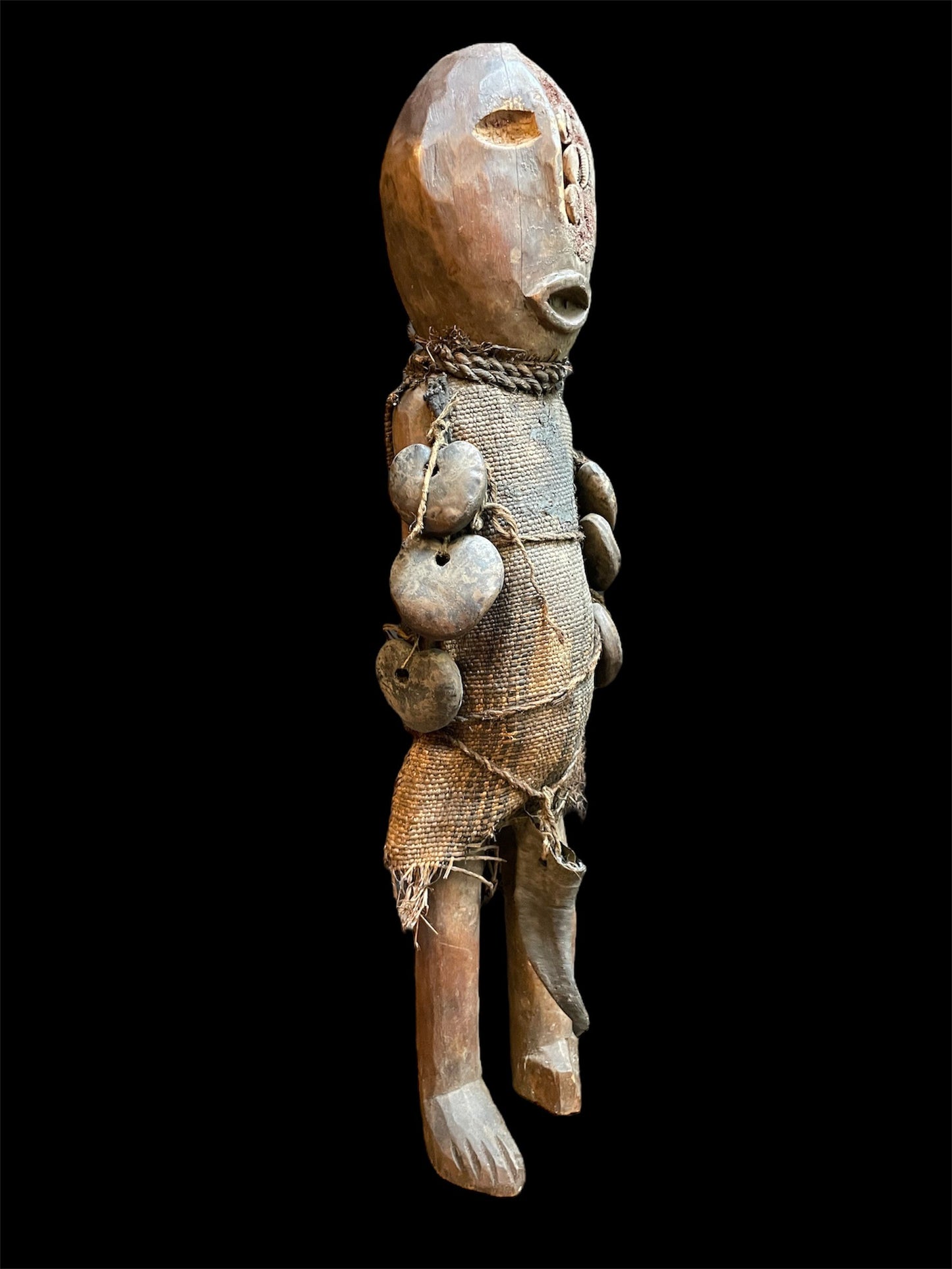 Statue de pouvoir Nkiteki (également Kiteki) des Bembe de la République démocratique du Congo