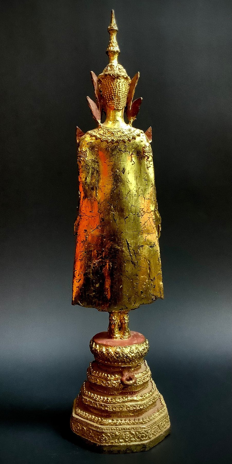Rattanakosin stijl Boeddha van verguld brons