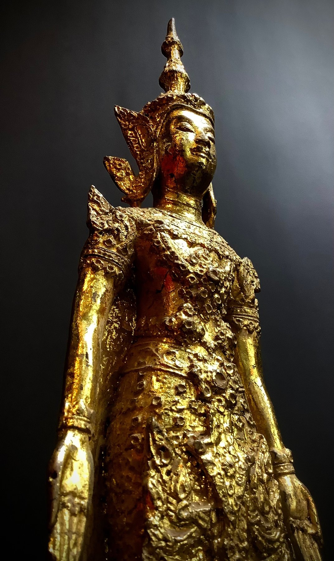 Rattanakosin stijl Boeddha van verguld brons