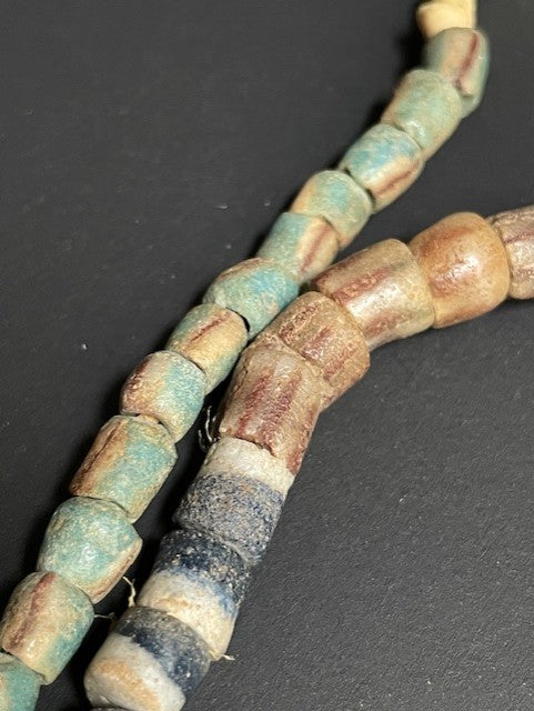Vintage tradebeads necklace from Ghana mix of 3