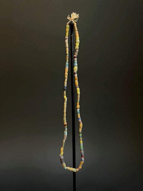 Vintage handelskralen ketting uit Ghana mix