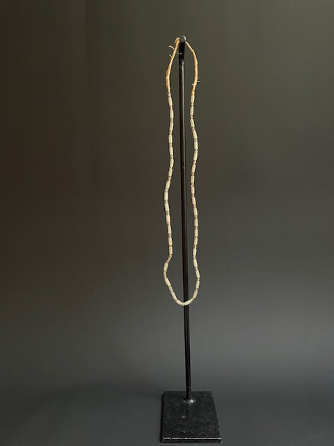 Vintage handelskralen ketting uit Ghana transparant