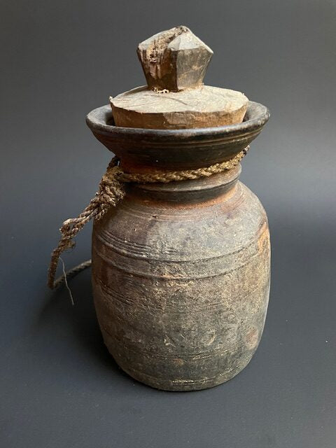 Yak butter jar from the Himalayas