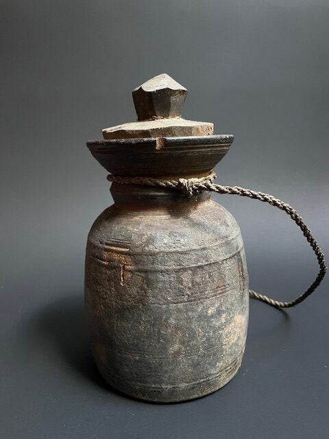 Yak butter jar from the Himalayas