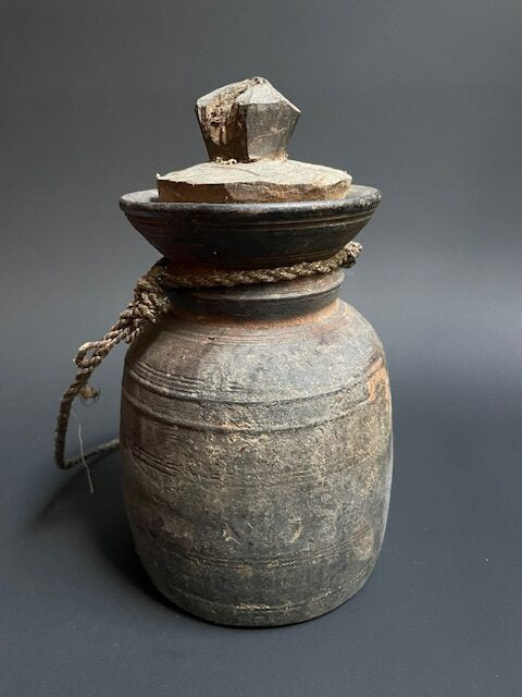Yak butter jar from the Himalayas