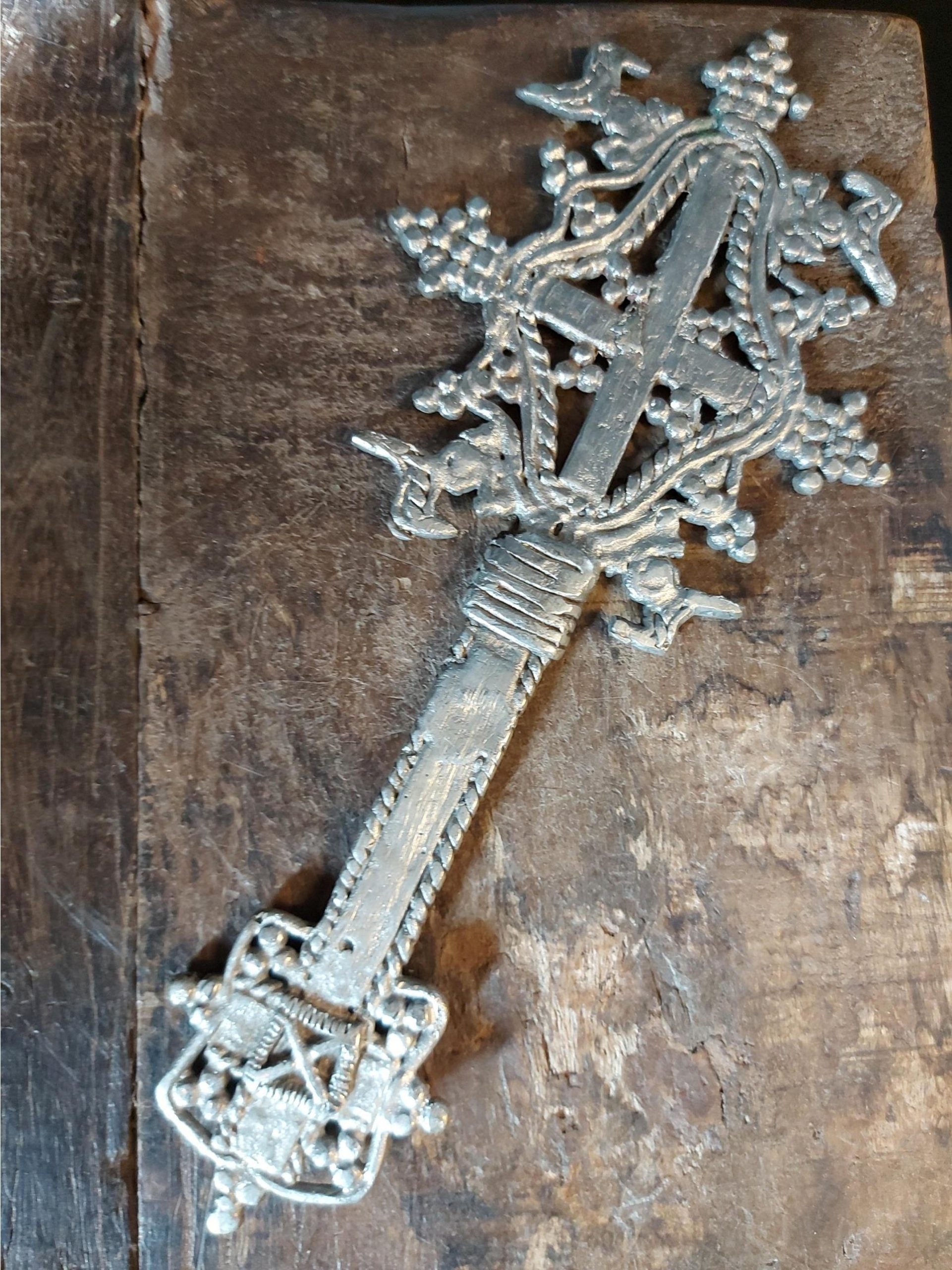 Koptisch zegenkruis uit Ethiopië - Rootz Gallery