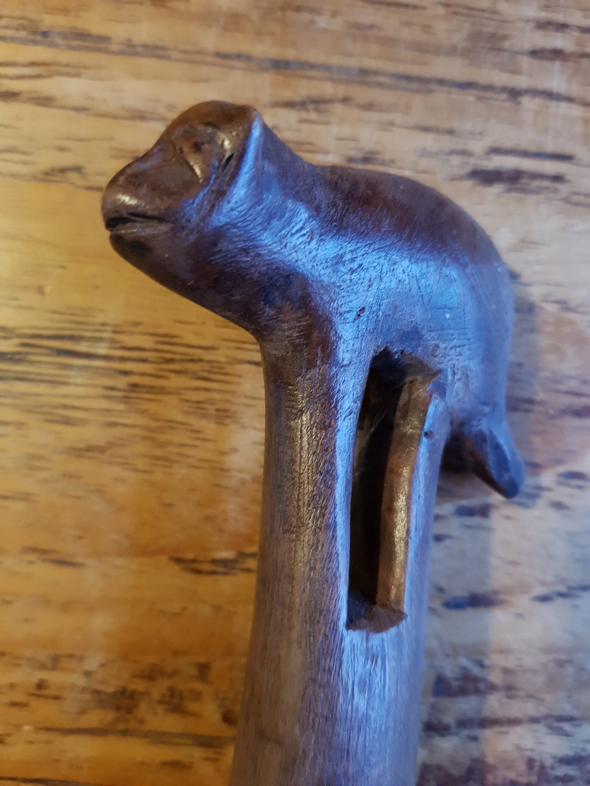 Kameleon Senufo katapult uit Burkina Faso - Rootz Gallery