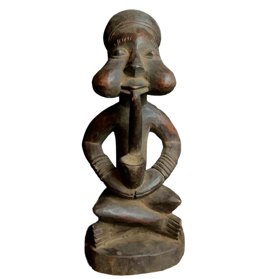 Sculpture sur bois Bamoun du Cameroun