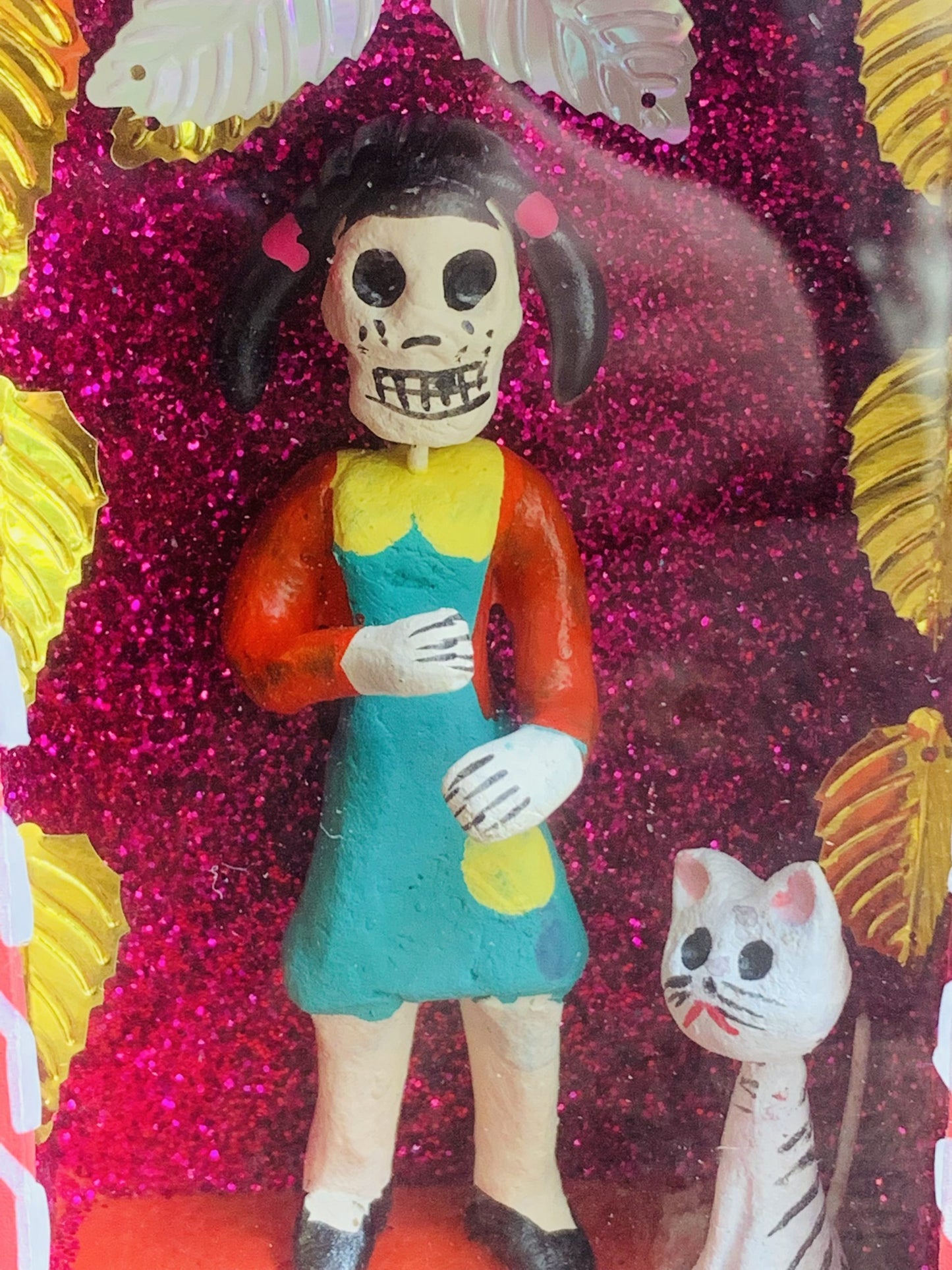 Diorama Dag van de Doden uit Mexico (bruiloft)