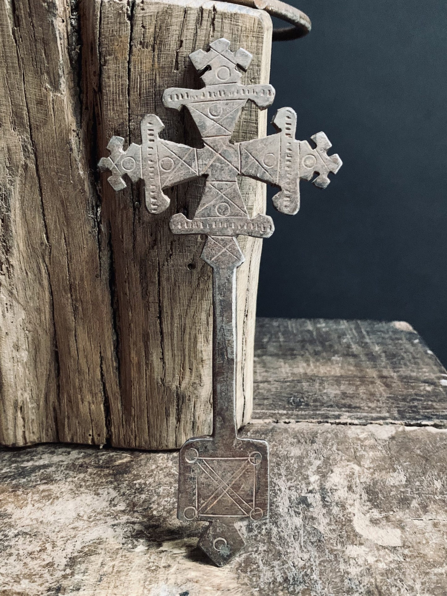 Iron hand cross from Amhara, 2nd half of the 19th century