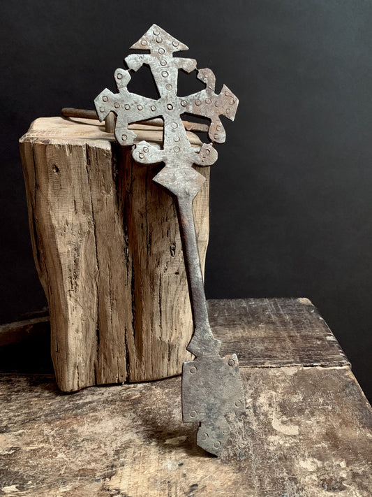 Croix antique de prêtre meskel d’Ethiopie