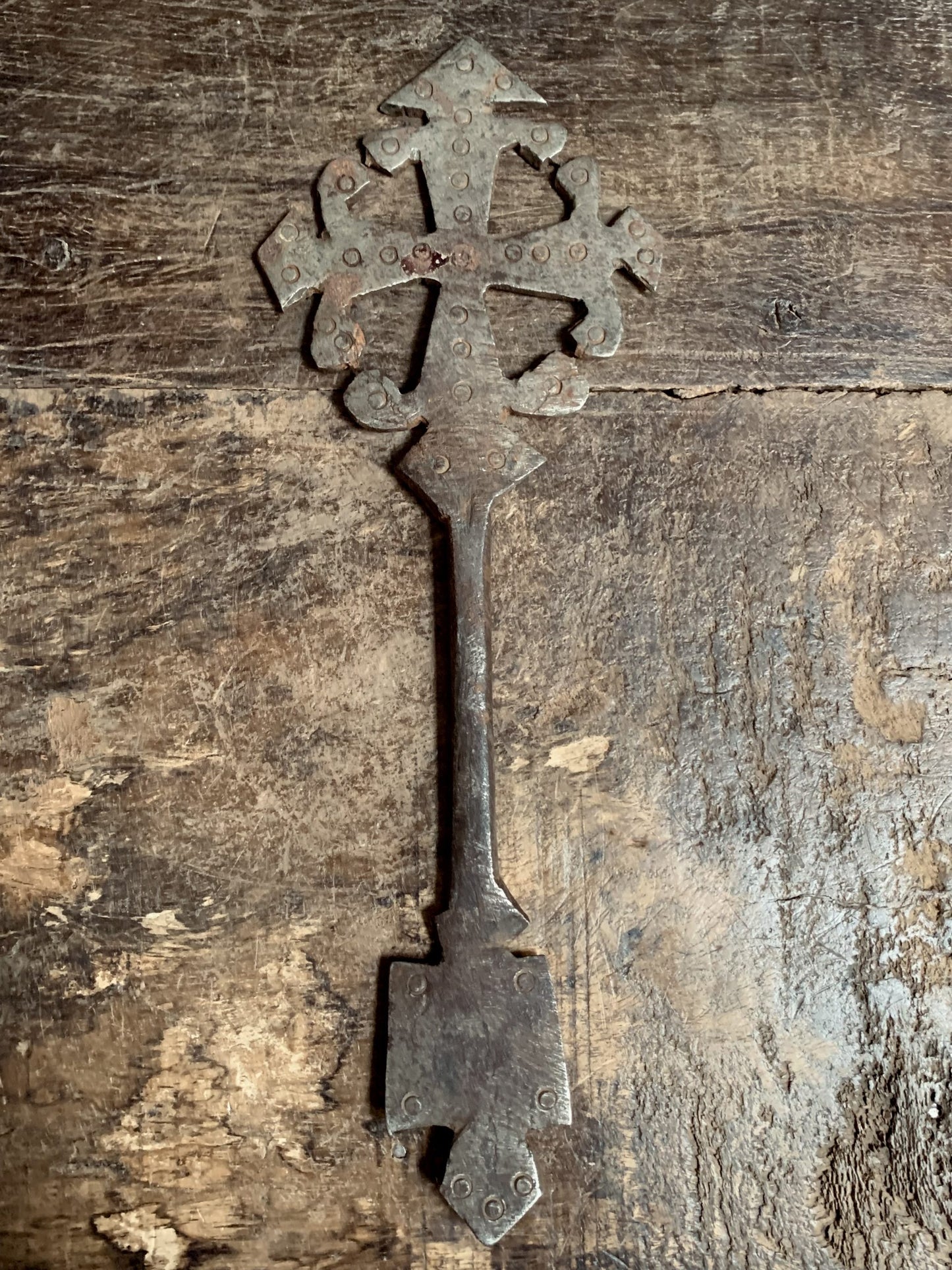 Croix antique de prêtre meskel d’Ethiopie