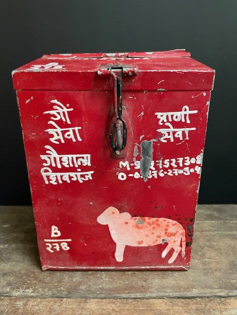 Grande boîte de dons Nandi d'Inde