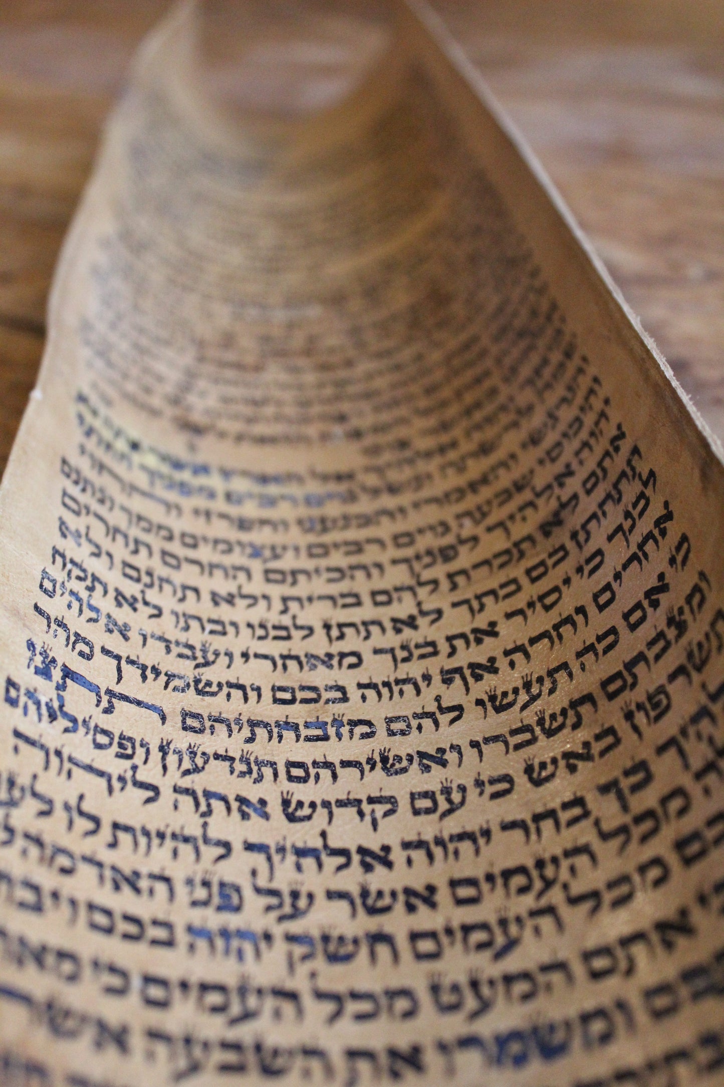 Zeer oude Torah rol fragment uit Marokko - Rootz Gallery