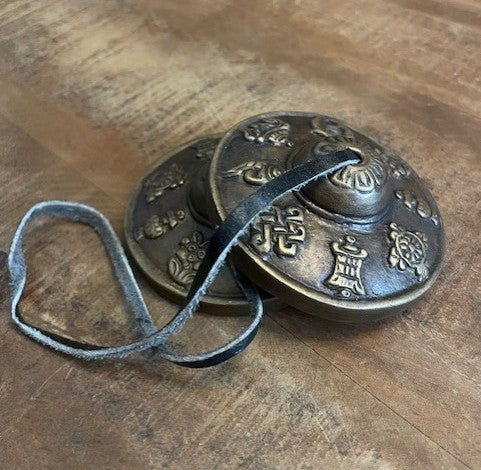 Ashtamangala tingsha from Nepal in box