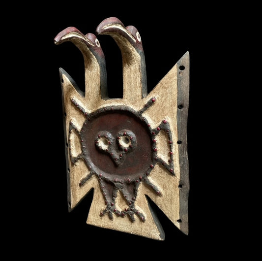 Masque planche de calao Toussian (Loniake) du Burkina Faso