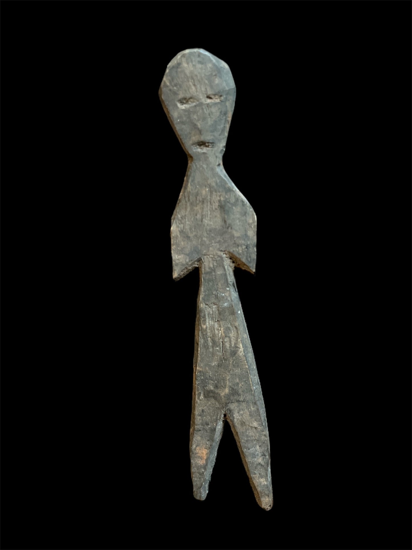 Set van 3 Aklama fetisj figuren uit Ghana