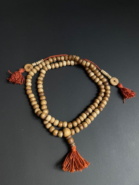 Mala yak bone from Nepal - brown