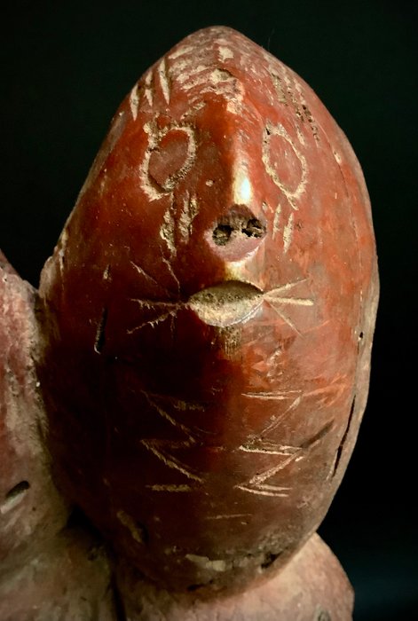 Dubbelfiguur van de Chamba uit het noordoosten van Nigeria