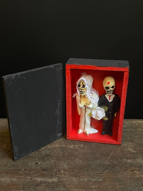 Diorama Dag van de Doden uit Mexico (eeuwige liefde)