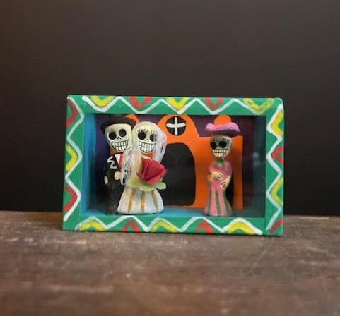 Diorama Jour des Morts du Mexique - Mariage