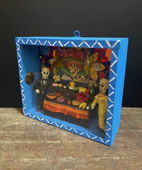 Diorama Dag van de Doden uit Mexico - Ofrenda