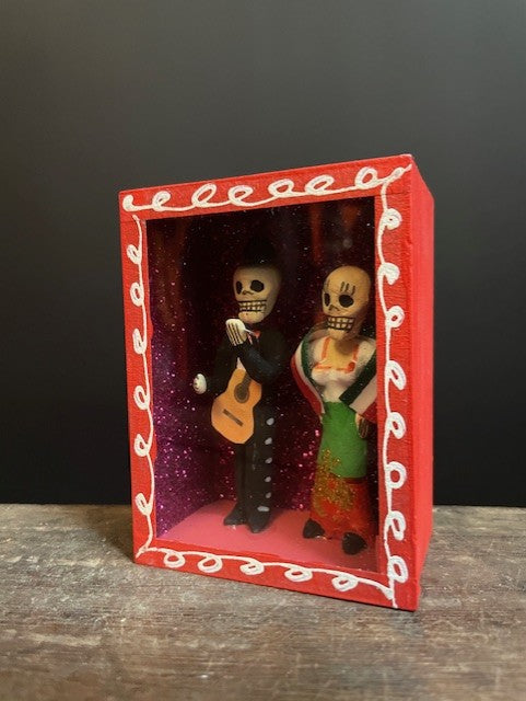 Diorama Jour des Morts du Mexique - Couple