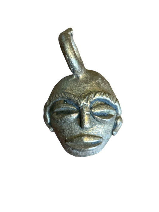 Ashanti gold weight face from Ghana (3 cm)