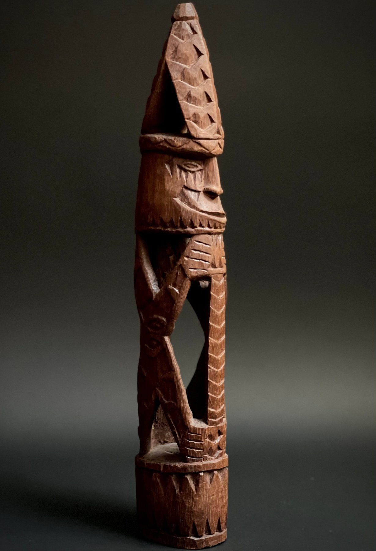 Korwar (voorouderbeeld) van de Kamoro uit Nieuw-Guinea