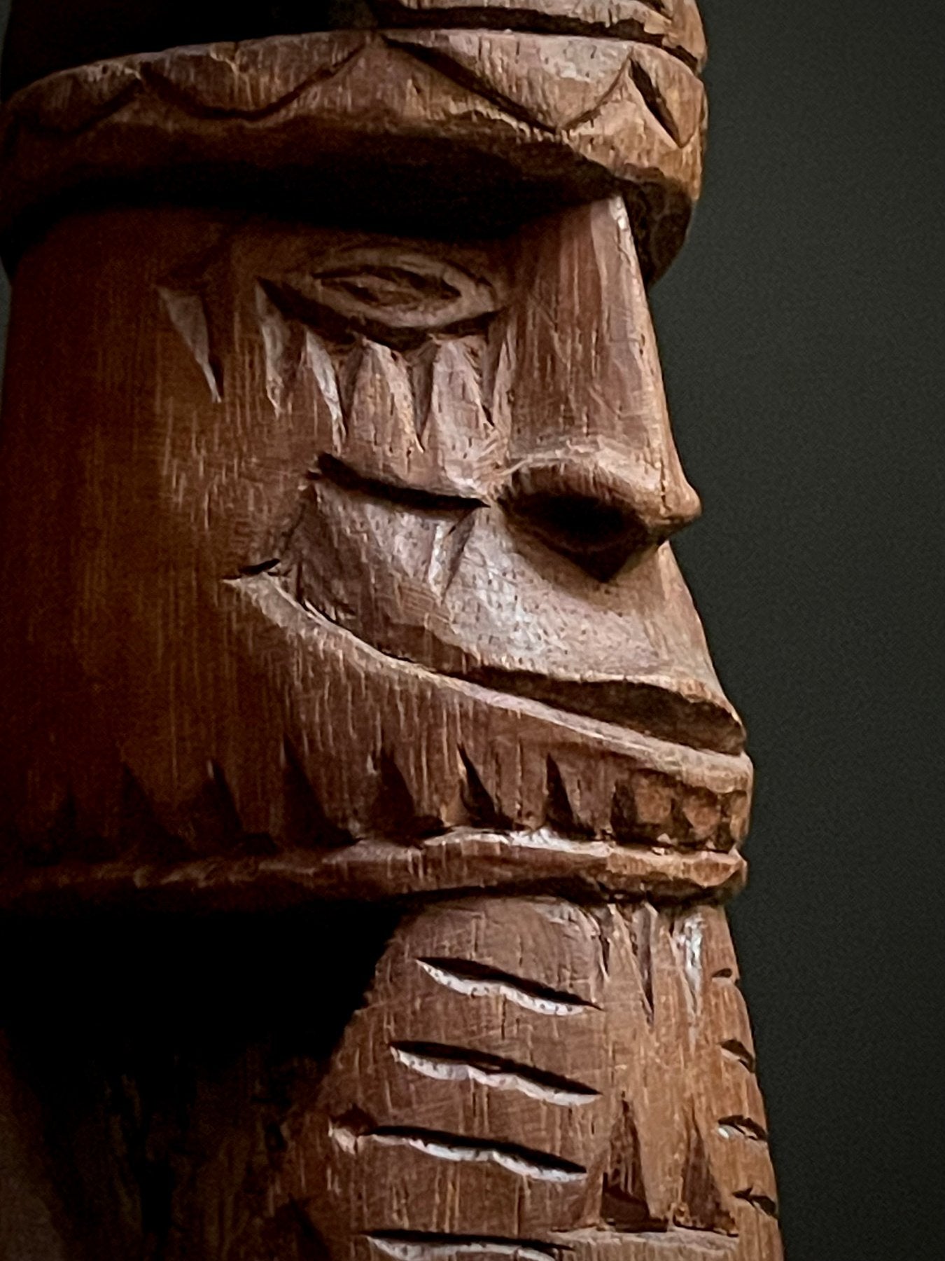 Korwar (voorouderbeeld) van de Kamoro uit Nieuw-Guinea