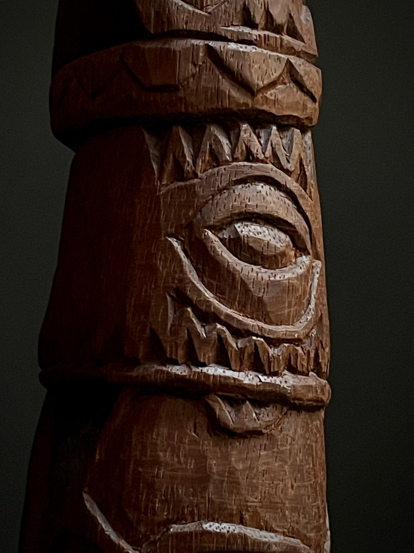 Korwar (voorouderbeeld) van de Kamoro uit Nieuw-Guinea